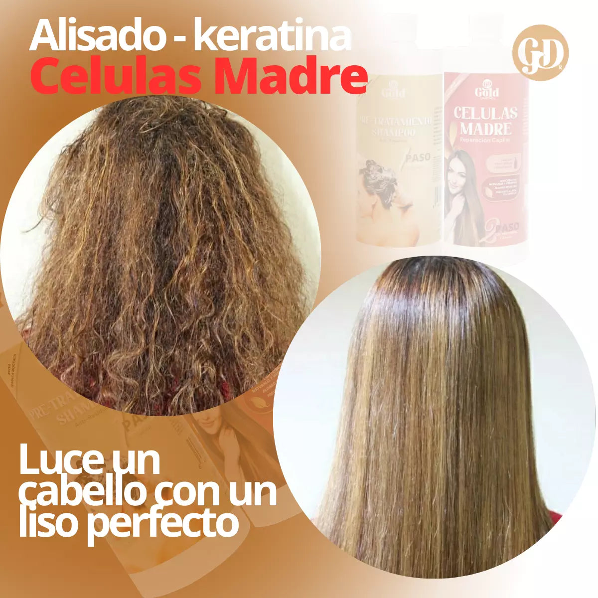 Straightening Kit | Gold DIAMOND Stem Cells