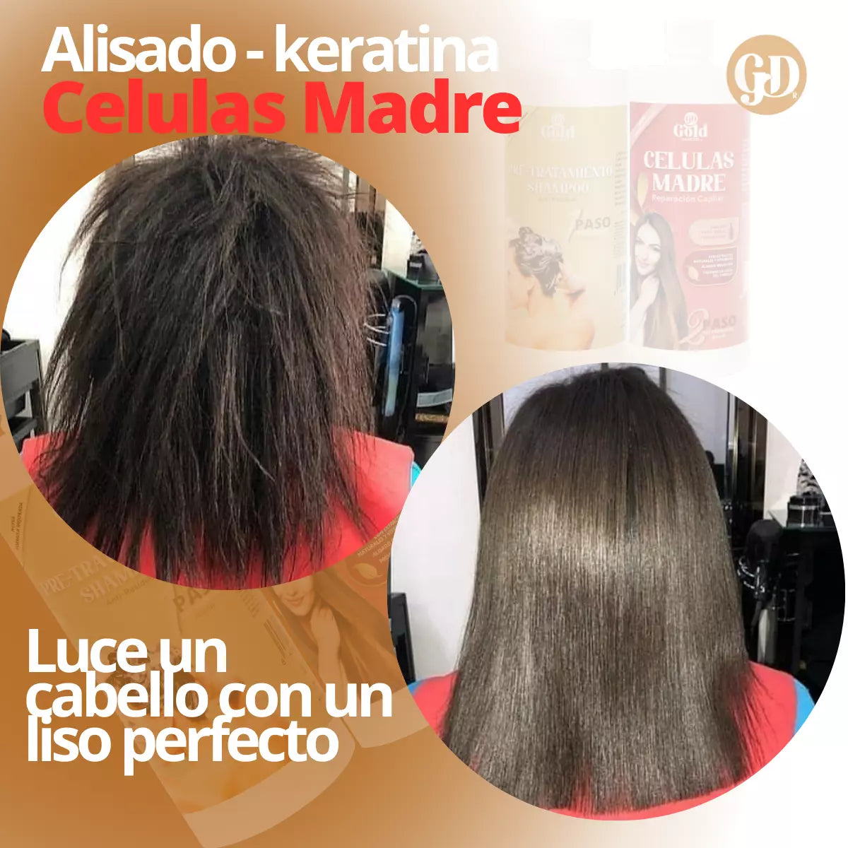 Straightening Kit | Gold DIAMOND Stem Cells