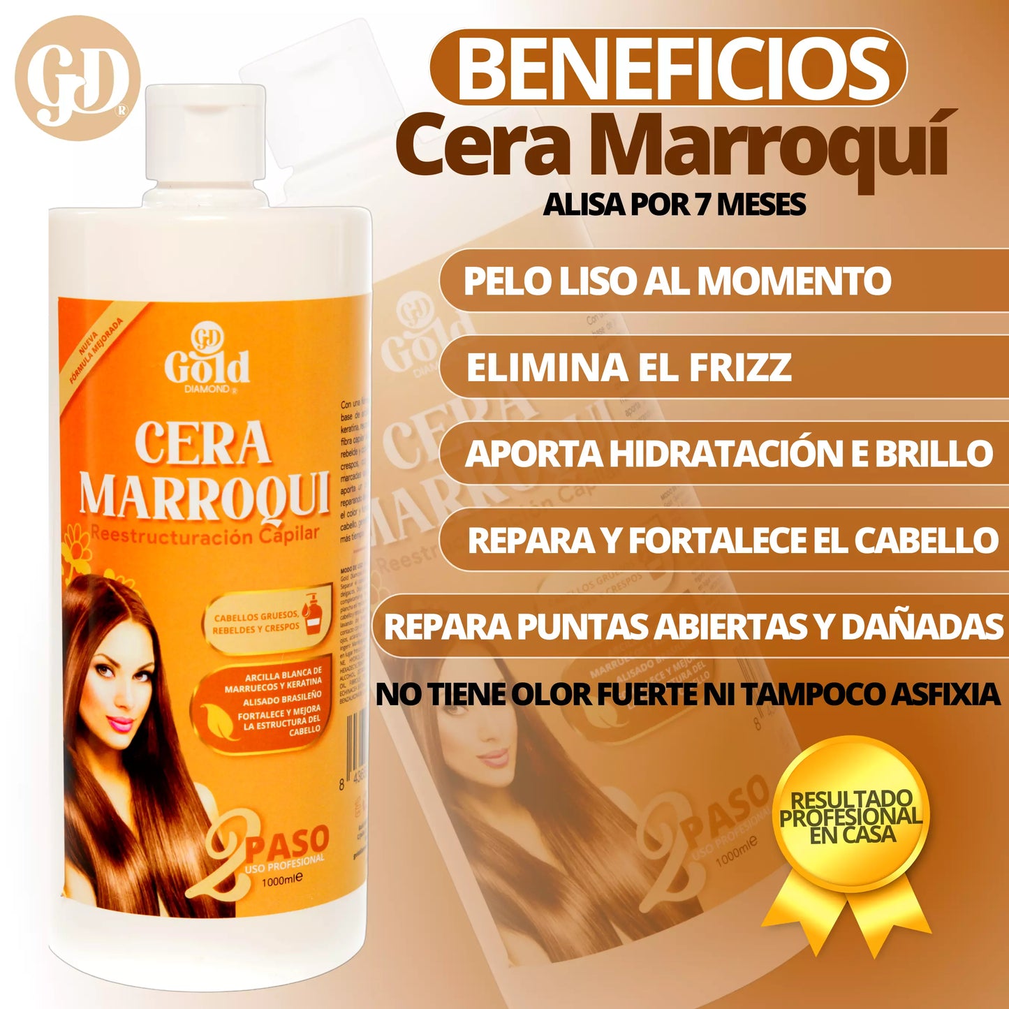 Straightening Kit | Moroccan Gold DIAMOND Wax