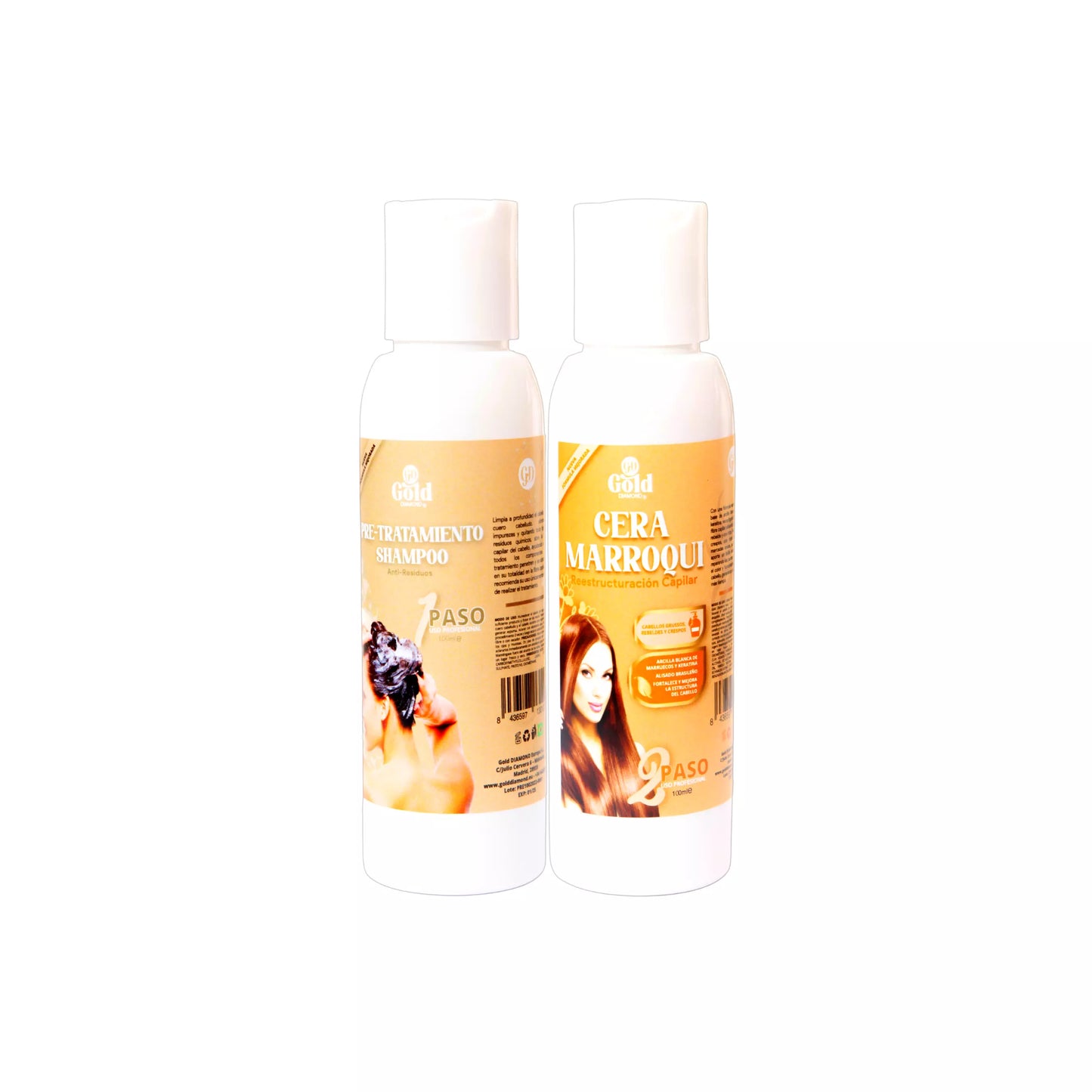 Straightening Kit | Moroccan Gold DIAMOND Wax