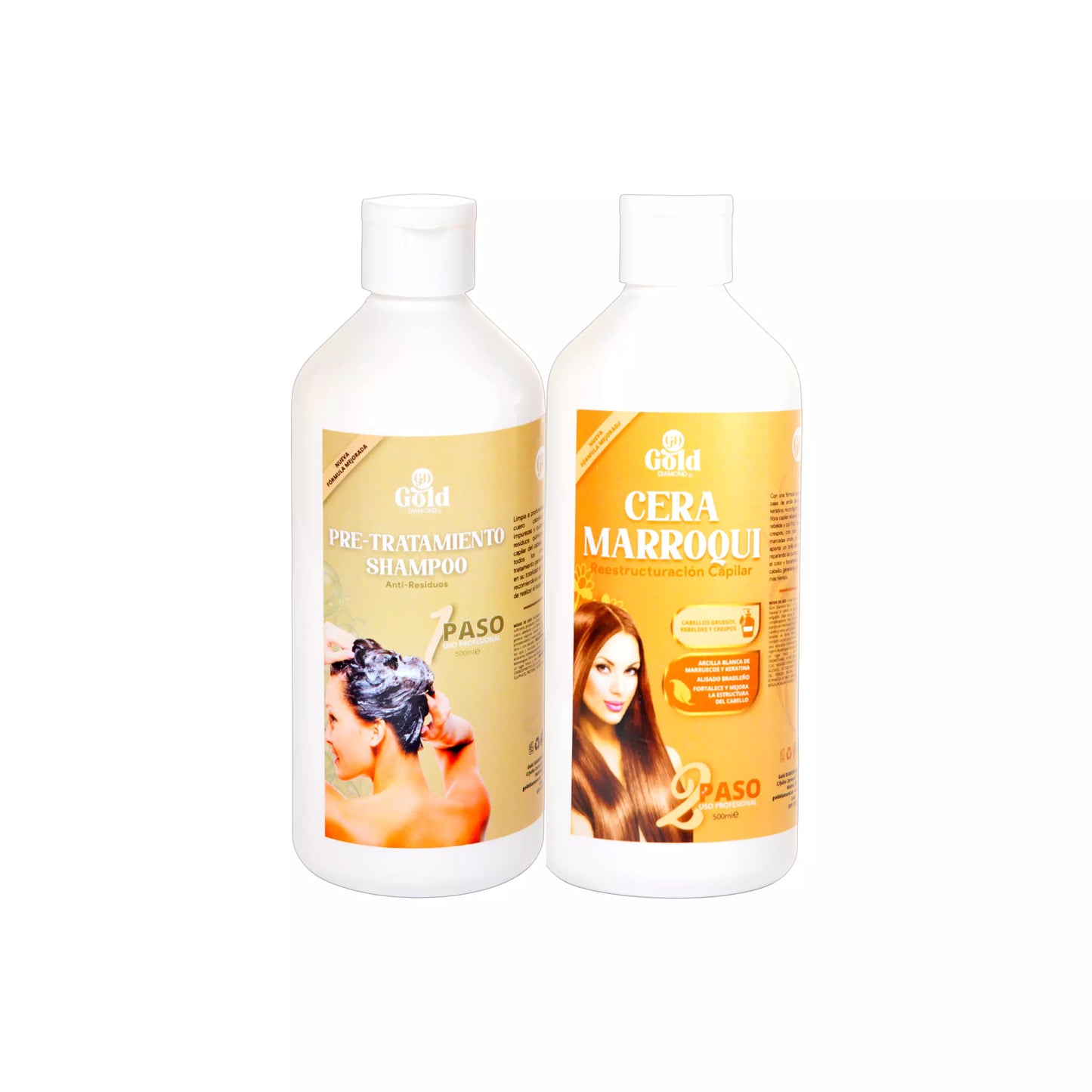 Straightening Kit | Moroccan Gold DIAMOND Wax