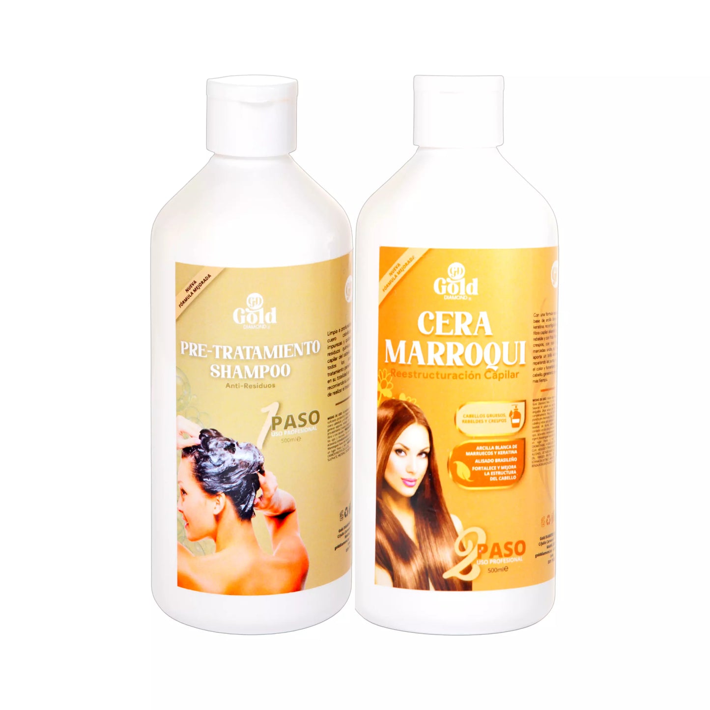 Straightening Kit | Moroccan Gold DIAMOND Wax