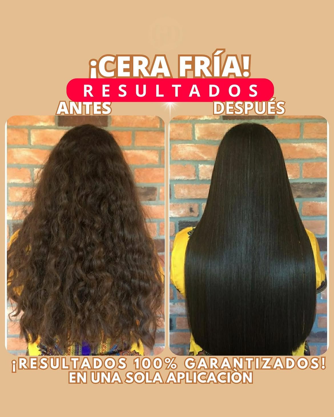 Kit Alisado | Cera Fría Gold DIAMOND | Sin Formol