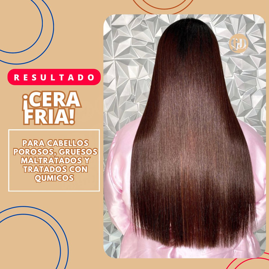 Kit Alisado | Cera Fría Gold DIAMOND | Sin Formol