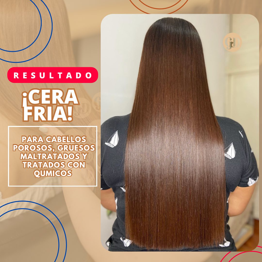 Kit Alisado | Cera Fría Gold DIAMOND | Sin Formol