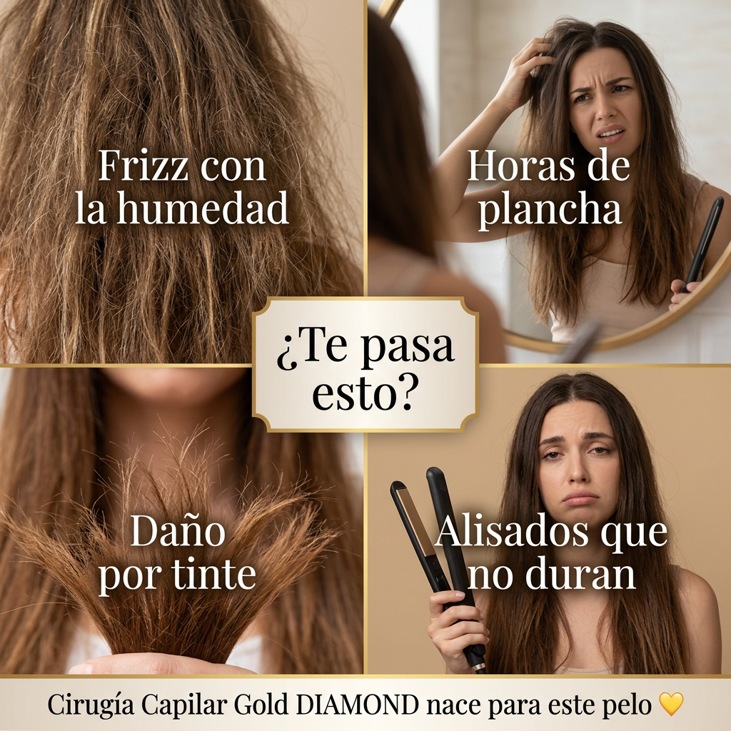 Kit Alisado | Cirugía Capilar Gold DIAMOND | Sin Formol