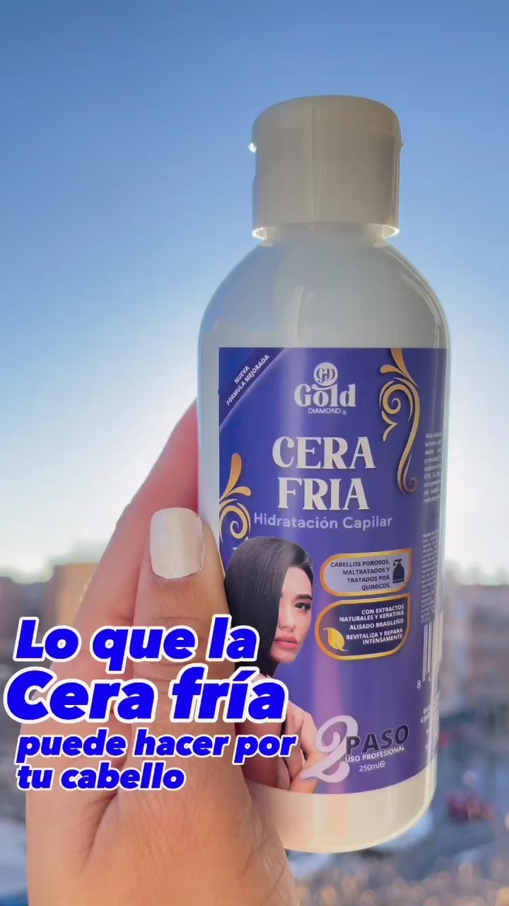 Kit Alisado | Cera Fría Gold DIAMOND | Sin Formol