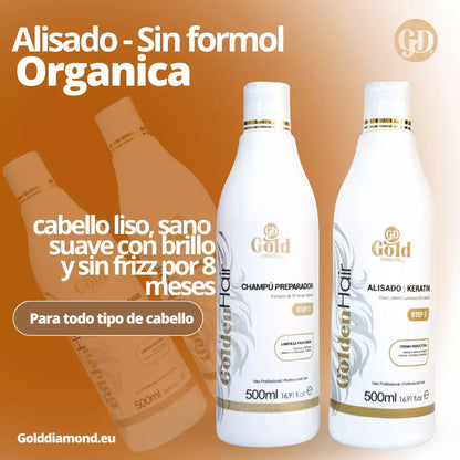 Kit Alisado | Keratin GoldenHair | Sin Formol