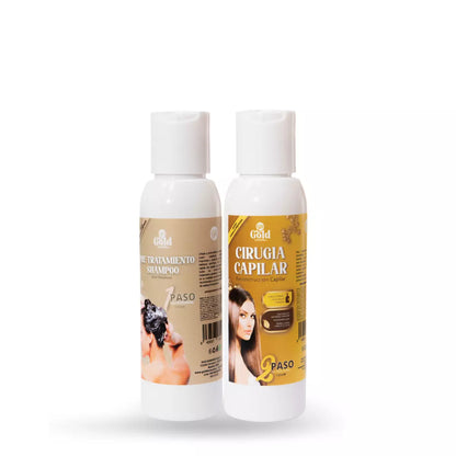 Kit de lissage | Chirurgie Capillaire Gold DIAMANT
